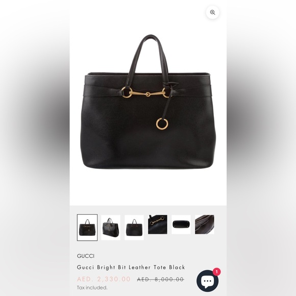 Gucci Horsebit Convertible Leather Tote - Picture 3 of 15
